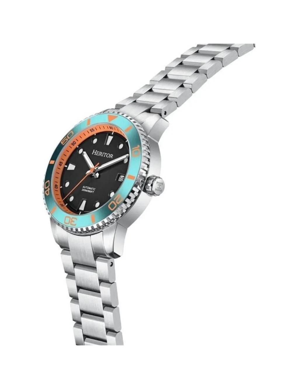 NWT Heritor Bexley Automatic Black Dial Men's Watch
